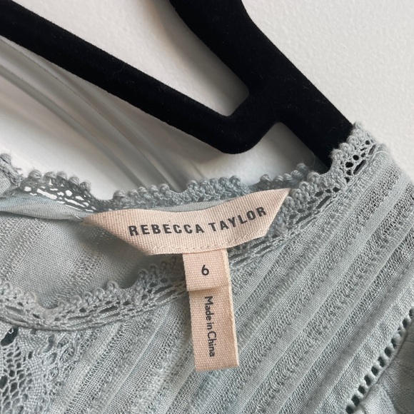 Rebecca Taylor Dress pale blue size 6 - Picture 9 of 9